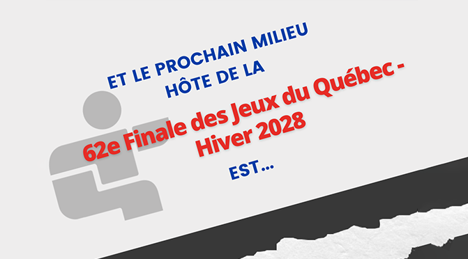SPORTSQUÉBEC attribue la 62e Finale des Jeux du Québec – Hiver 2028 à la ville de Victoriaville